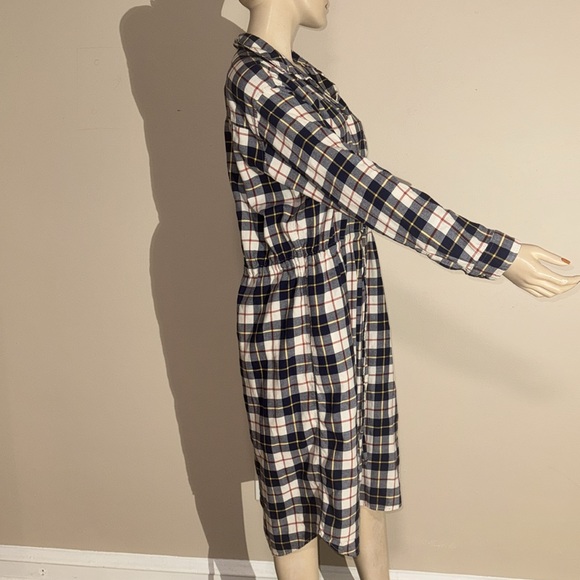 Uniqlo Plaid Flannel Drawstring Waist Dress - Picture 15 of 17